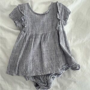 Splendid dress, navy and white stripes 12-18 mo